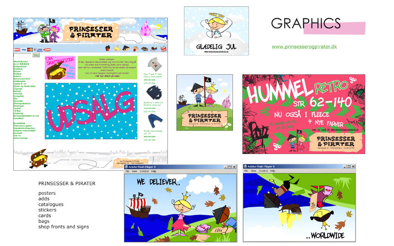 graphics for Prinsesser & pirater
